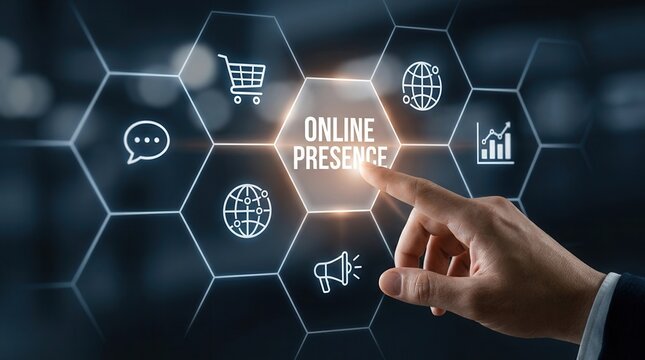 Digital channels and platforms for online presence to increase brand awareness.