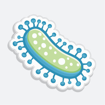 Cartoon Bacterium Illustration
