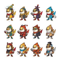 Fototapeta premium cartoon pirate collection