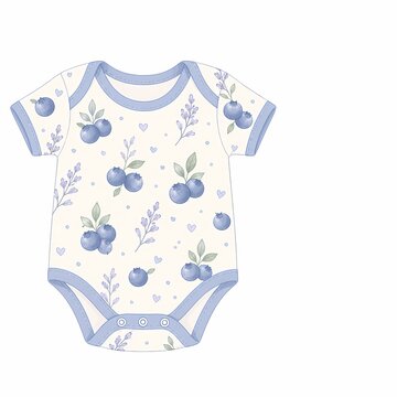 blueberry clipart baby shirt design