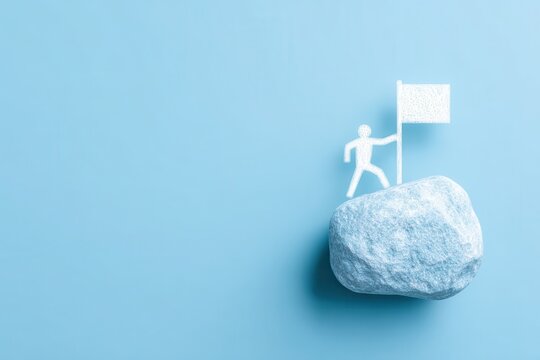 Achievement of success follows progress and ambition when leadership guides a goal with strong motivation.