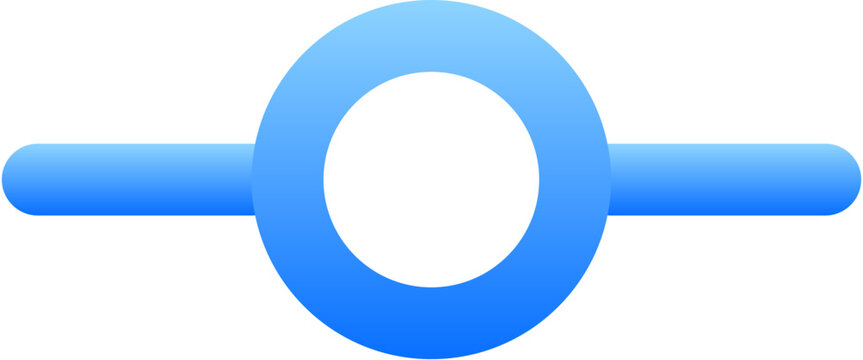 Modern blue gradient git commit node sign for software update and code version history ui