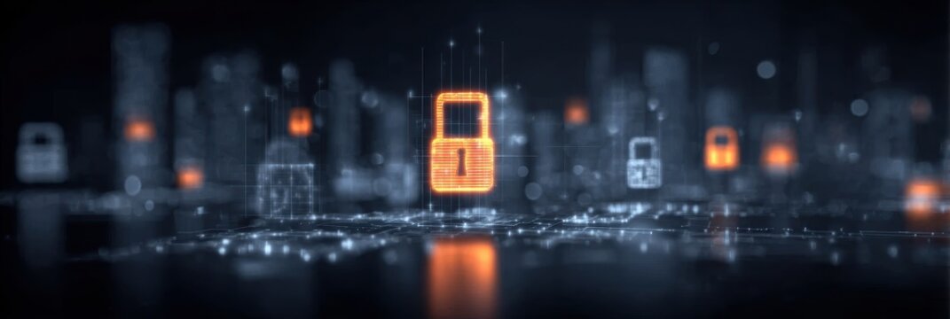 The complex cyber defense layers use encryption and authentication to build a firewall for the protection and security of sensitive data in the virtual world.