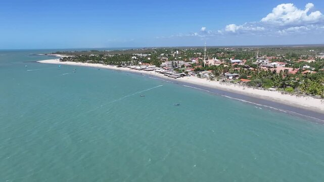 Barra Grande At Cajueiro Da Praia In Piaui Brazil. Beach Landscape. Nature Seascape. Vacations Destinations. Barra Grande At Cajueiro Da Praia In Piaui Brazil. Summer Travel.