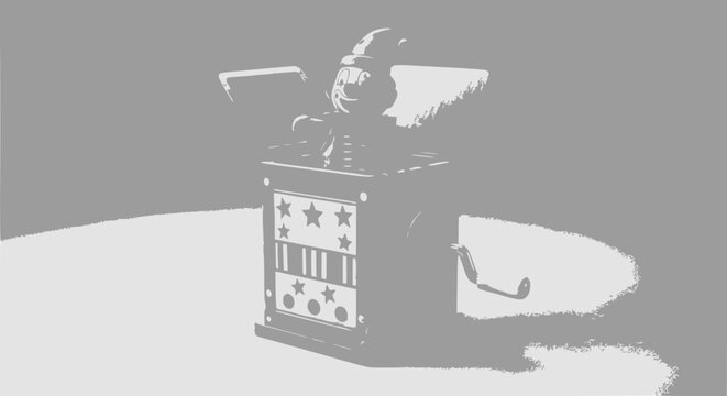 Retro Jack in the Box Toy Surprise