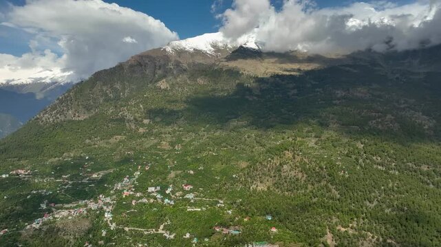 kalpa village kinnaur, aerial himalayas landscape, hillside homes india
kalpa village panoramic aerial, himachal mountain town, nature landscape india
aerial view kalpa village, lush green himalayas, 