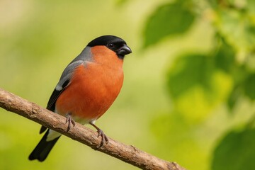Fototapeta premium Bird perched on branch