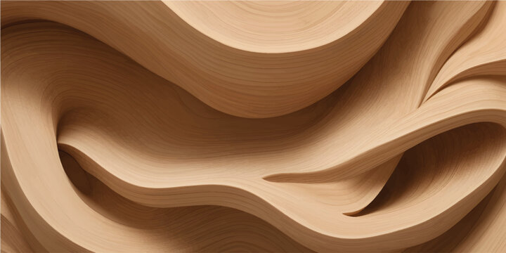 A closeup of a natural brown wood grain texture showcases a detailed timber plank pattern for a rustic material design