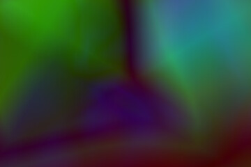 Obraz premium abstract bokeh light blur with vibrant green and purple hues background