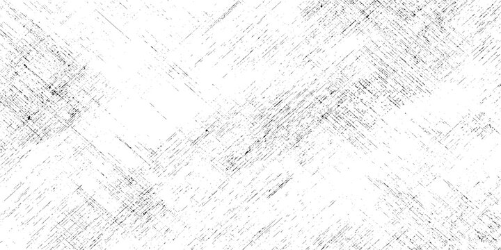 Grunge textured background with scratched and distressed black lines on white surface for design and decoration