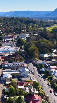 Aerial View of Maleny Suburban Neighborhood