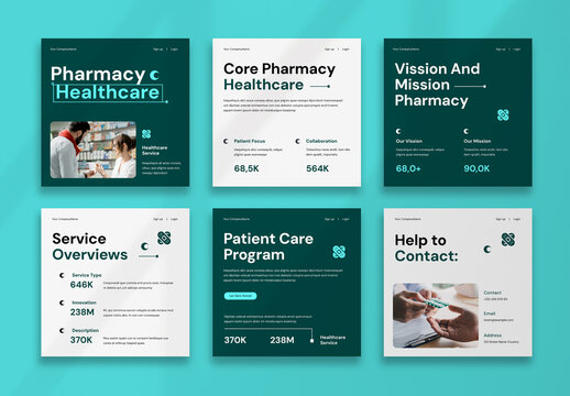 Healthcare Social Media Post Layout