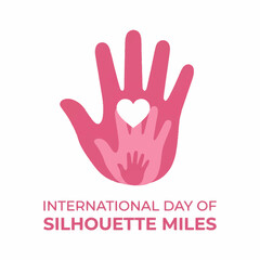 Fototapeta premium International Day of Silhouette Miles A Celebration of Family and Connection Through Art