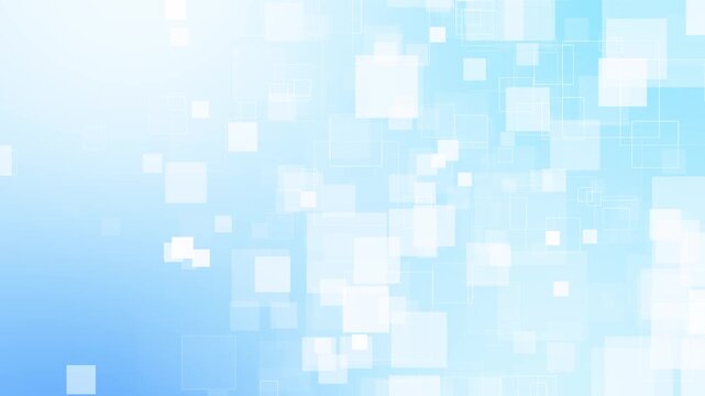 Light blue floating squares background soft blocks, clean pastel gradient, modern abstract layout. corporate videos, app promos, presentation slides, website headers, product showcases, calm overlays.