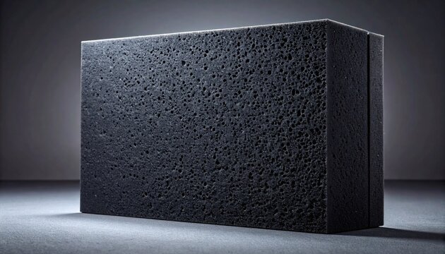 Industrial Black Open Cell Foam Block for Packaging and Insulation