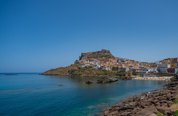 Medieval town of Castelsardo, province of Sassari, Sardinia, Italy.  © javarman