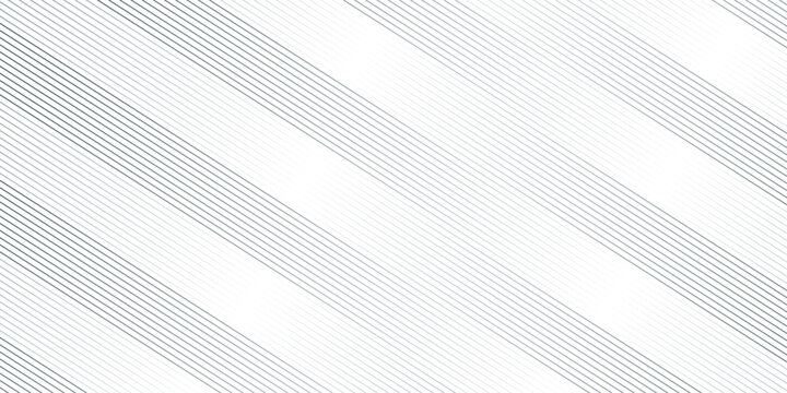 Minimal thin curve gray and  white gradient stripe diagonal line smooth dynamic tech transparent fabric pattern design. vector digital diagonal oblique style curve line textile background.