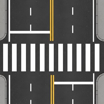 Crossroads Symphony: A Dance of Asphalt and Light