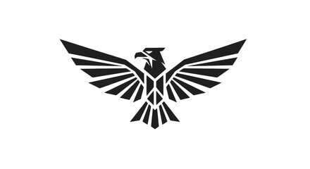 Fototapeta premium A stylized illustration of an eagle.