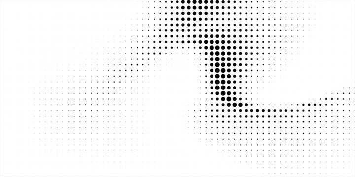 Comic dotted halftone fluid textured background. Half tone pixelated abstract texture for presentations, banners, comic design