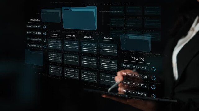Task management workflow dashboard visualizing to-do lists, ongoing tasks, review status, and completed items to support productivity and project tracking Marrow