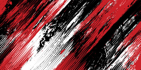 Gaming esport background striking stripes electric banner vector illustration design red black grunge brush wing comic pattern modern abstract concept livery stripes decal paint splash splatter.eps 10 © Samsul