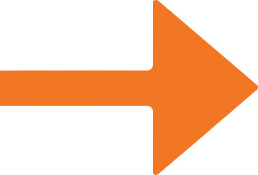 Orange arrow icon pointing to the right