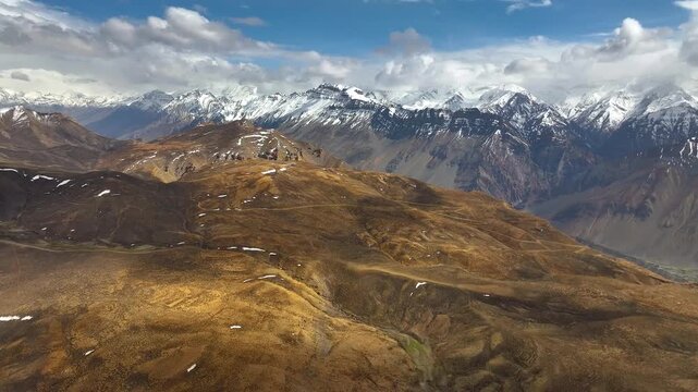 Komic village drone view, world&rsquo;s highest village in Spiti Valley India
Aerial view of Komic village in Spiti Valley Himachal Pradesh
Drone shot of Komic, highest motorable village in the world