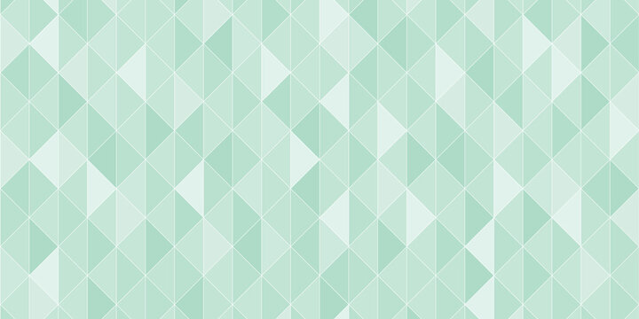 Minimalist Green Geometric Triangle Pattern Design