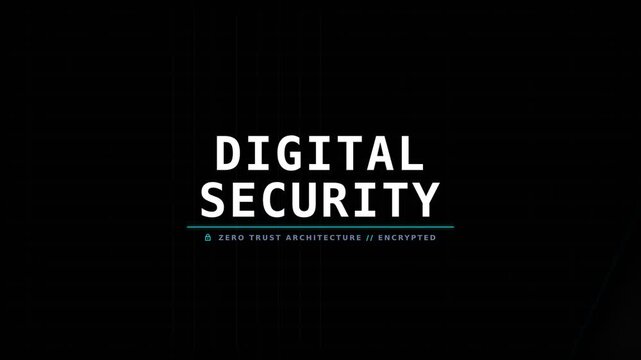 Digital Security Zero Trust Architecture Concept for Data Protection