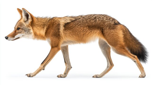 Dingo In Side Profile Mid-Step Isolated