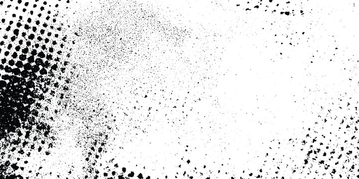 Abstract design with halftone dots background and texture background with a distressed design this vector design are dirty and scratches frame. Dust particle and dust grain texture .