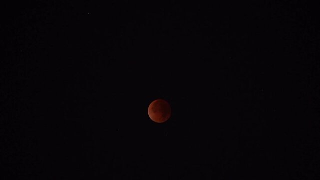 Timelapse of the Red Moon 2