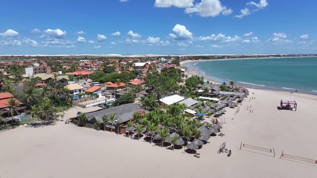 Coqueiro Beach At Luis Correia In Piaui Brazil. Beach Landscape. Nature Seascape. Travel Destination. Coqueiro Beach At Luis Correia In Piaui Brazil. Turquoise Water.