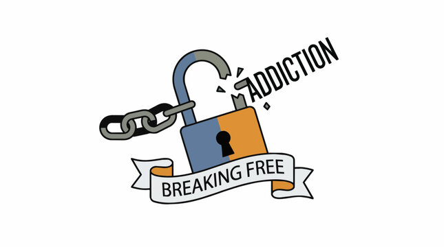Breaking Free from Addiction: Symbol of Hope.