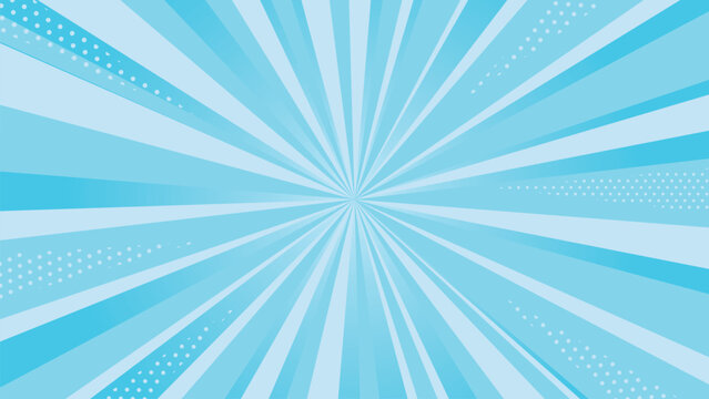 Sky blue radial burst abstract summer background sunburst rays スカイブルー 放射線 夏 背景