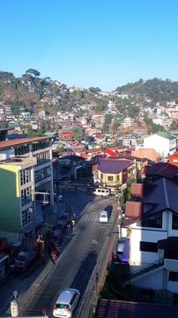 Cityscape of Baguio City, Philippines