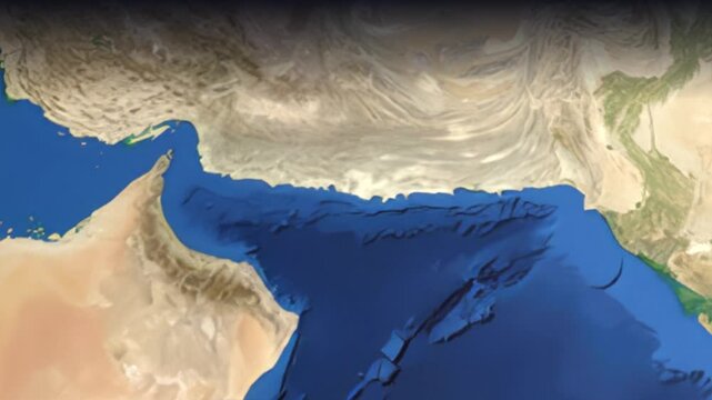 Animated Flight Path Map from Doha Qatar to Denver USA