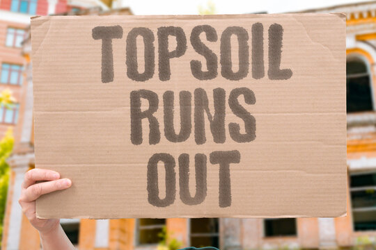 "Topsoil Runs Out" At current depletion rates, agricultural topsoil reserves will reach critical insufficiency within decades globally. SOIL. TOPSOIL. AGRI. DEPLETE. GLOBAL.
