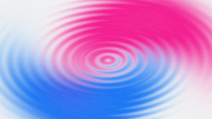 Fototapeta premium concentric circle pattern that resembles a water ripple effect or a whirlpool of liquid from a central point in the middle. with pink, blue and white colors