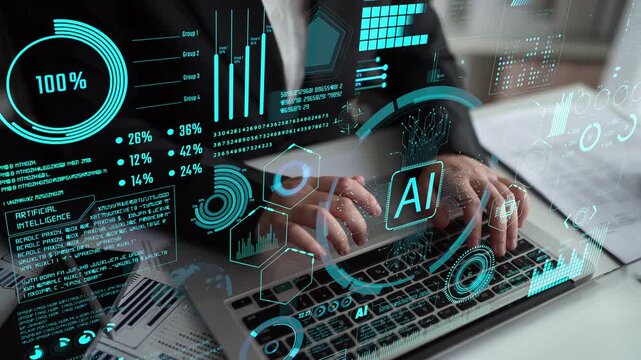 AI Assistant Brain Processor with LLM Technology, Big Data, Machine Learning, Generative AI for Business Support, Future Agentic AI Technology and Artificial Intelligence Prompt Engineering. Thunk