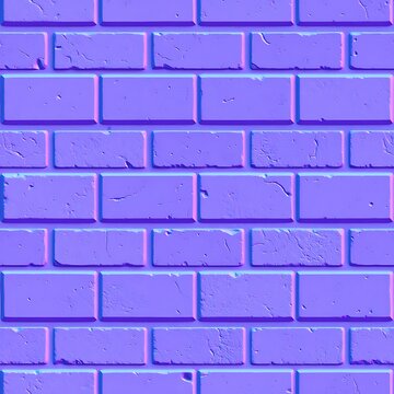 Purple brick wall background texture.