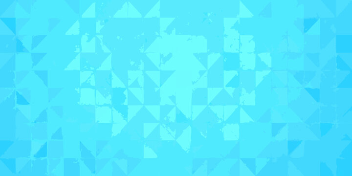 blue geometric triangle pattern design with gradient background