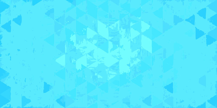 blue geometric triangle pattern abstract background design