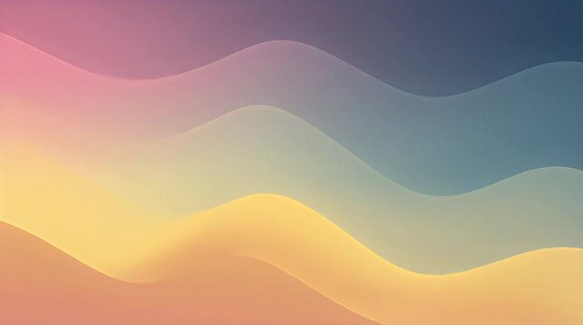 Abstract Wavy Gradient Background with Smooth Flowing Colors.