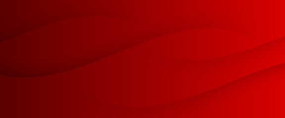 Obraz premium Abstract Dark Red Background with Dynamic Wavy Layers and Diagonal Technology Lines with Connection Dots, Modern Minimalist Design for Corporate Presentation and Web Banner Header