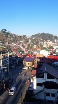 Cityscape of Baguio City, Philippines