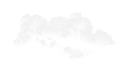 Realistic White Cloud Cutout Transparent Background HD Isolated for Design © Abdullah