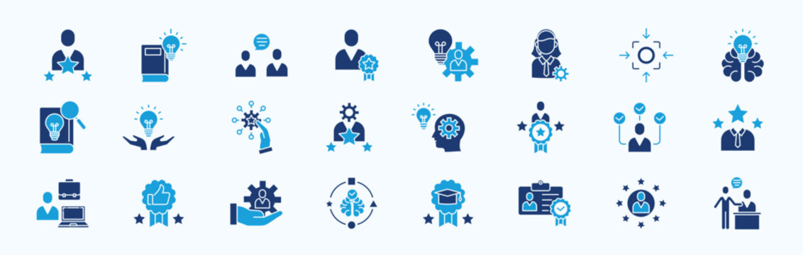Expert Icon Pack Blue Style