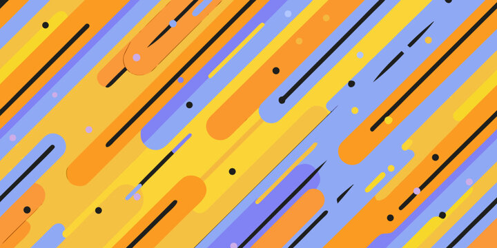 abstract dynamic pattern with overlapping diagonal lines circles and vibrant colors high quality professional detailed